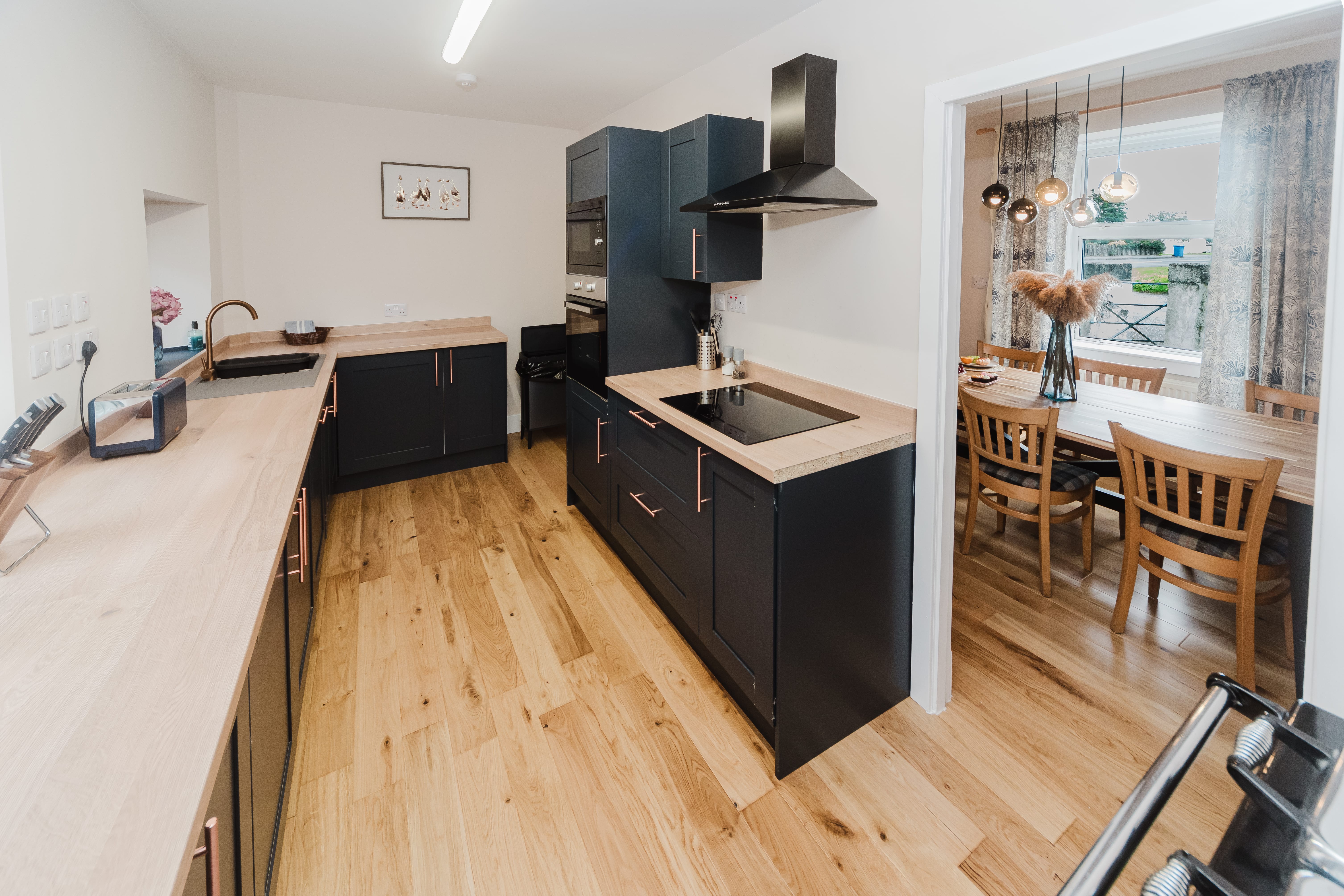 Kitchen with Aga and oven